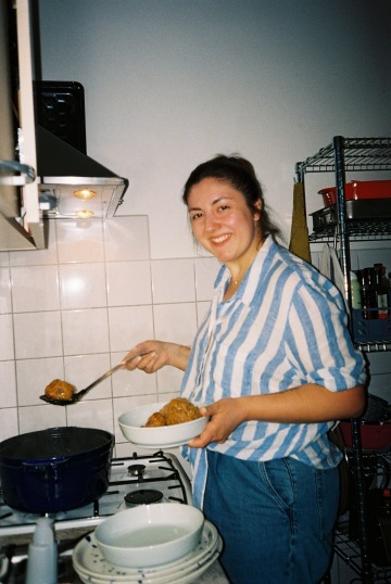 Albína Matusevych v kuchyni